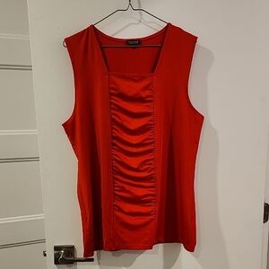 P2P 21" Beautiful Red Sleeveless Top By Emotions